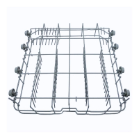 Корзина нижняя в сборе для посудомоечной машины 60 см, Korting, Midea, Hansa, Brandt 12976000006251, 1045617, as0073848