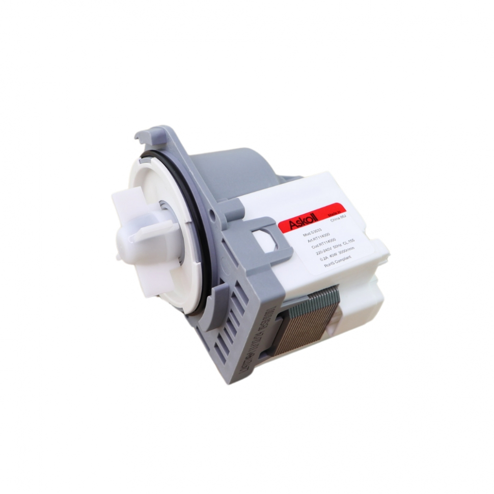 Сливной насос (помпа) для стиральной машины Electrolux, Zanussi, AEG, Askoll M114, 40W, 3 защёлки, Р004/40