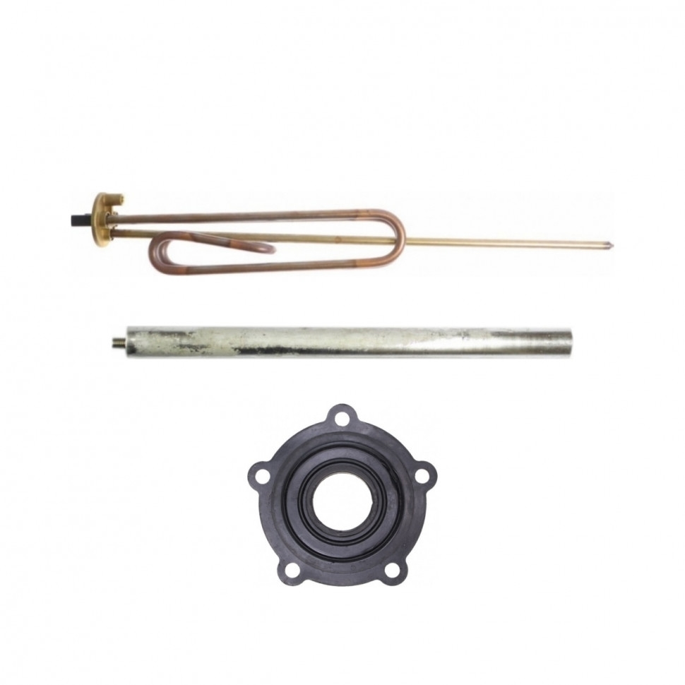 Комплект ТЭН 2,5 кВт (2500 Вт) RCF для водонагревателя Ariston SG 150, 200 л + прокладка + анод, 3401030K4 Комплект ТЭН 2,5 кВт (2500 Вт) RCF для водонагревателя Ariston SG 150, 200 л + прокладка + анод, 3401030K4