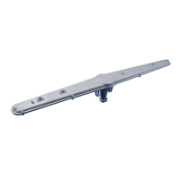 Нижний разбрызгиватель (импеллер, лопасть) для посудомоечной машины Bosch, Beko, Blomberg 450мм с держателем, Ex1746100300