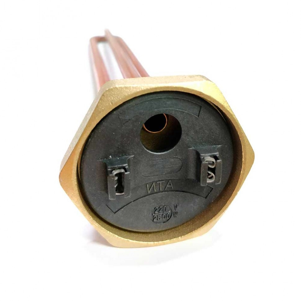 ТЭН 2,5кВт (2500Вт) RDT, резьбовой 42 мм для Ariston, De Luxe, Real, Thermex, под анод М6, 282245 ТЭН 2,5кВт (2500Вт) RDT, резьбовой 42 мм для Ariston, De Luxe, Real, Thermex, под анод М6, 282245