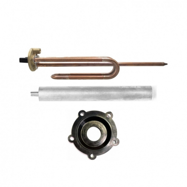 Комплект ТЭН 1,2кВт (1200Вт) RCF для водонагревателя Thermex, Garanterm + прокладка+ анод, 20415K