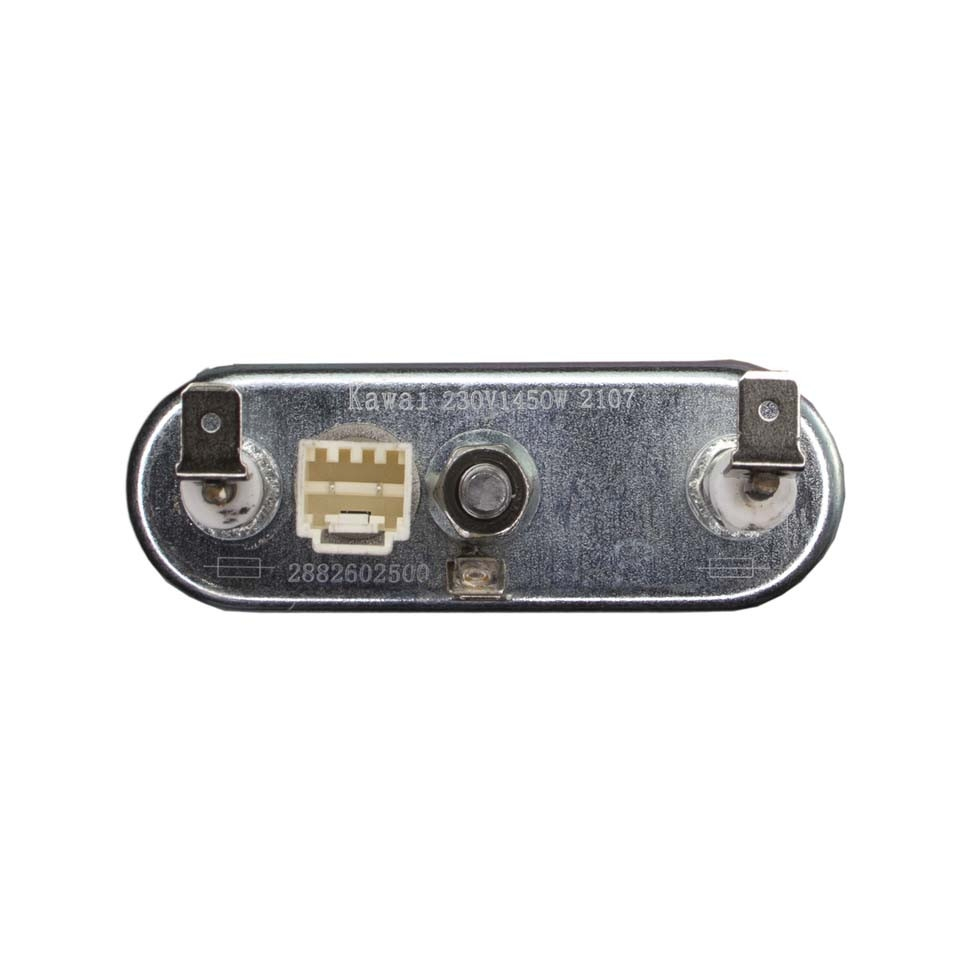 Комплект ТЭН 1450W для стиральной машины Beko L180мм, 2863400800, 2882602600, 2882602500 + термостат + фильтр + засыпка, K2882602500
