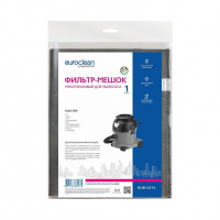 Фильтр-мешок для пылесосов Karcher многоразовый с текстильной застёжкой, Euroclean, EUR-5211NZ