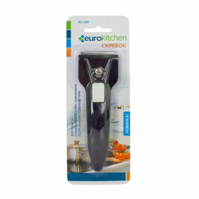 Скребок Eurokitchen для чистки стеклокерамики, чёрный, RS-14NNZ