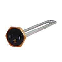 ТЭН 3,0кВт (3000Вт) RDT резьбовой 42 мм для Ariston, De Luxe, Real, Thermex под анод М6 + термостат + прокладка, P40230