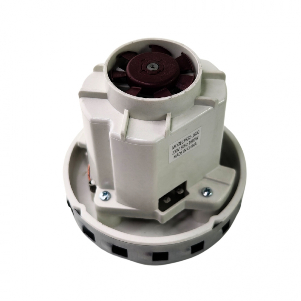 Двигатель для моющих пылесосов Bosch, Karcher, 1600W, D130мм, d95мм, H128мм, h42мм, клеммы вместе, 230V (VAC039UN), v1165