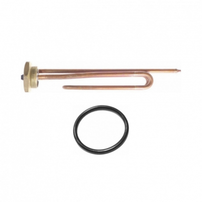 Комплект ТЭН 2 кВт (2000 Вт) RCT, резьбовой 42 мм для Ariston, De Luxe, Real, Thermex, под анод М6 + прокладка, 30251K1