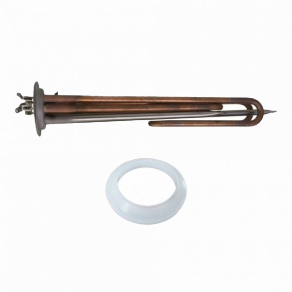 Комплект ТЭН 2кВт (2000Вт) RF для водонагревателя Thermex, Garanterm, Electrolux EWH, Timberk под анод М6 клеммы под винт + прокладка, 20122K1