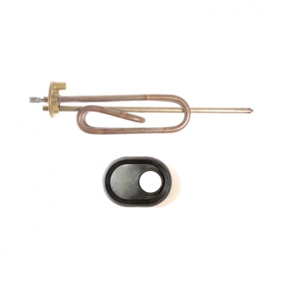 Комплект ТЭН 2,5кВт (2500Вт) RCA для водонагревателя Ariston, под анод М5 + прокладка, 10027K2