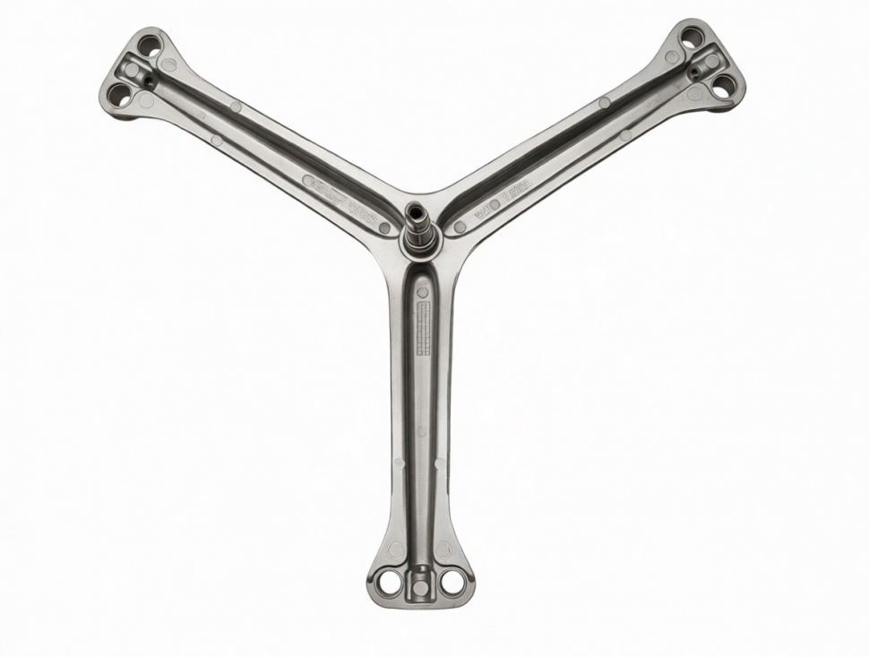 Крестовина барабана стиральной машины Ariston, Indesit, подшипники 6203 и 6204, 210202978