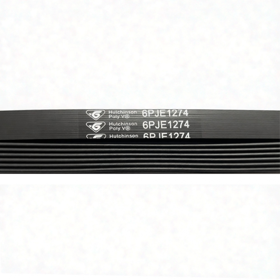 Приводной ремень барабана стиральной машины Midea, Бирюса, Hutchinson 1274 J6, J1274